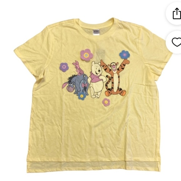 NWT woman’s Winnie the Pooh crochet character tee - Picture 2 of 7